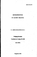 Verzeichnis der Vorträge 1951-2008