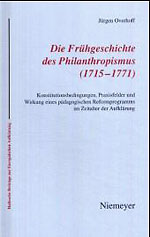 Die Frühgeschichte des Philanthropismus (1715-1771)