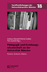 Pädagogik und Erziehungswissenschaft an der Universität Münster Pädagogik und Erziehungswissenschaft an der Universität Münster