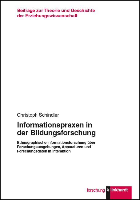 Cover-Abbildung des Buches 'Informationspraxen in der Bildungsforschung'
