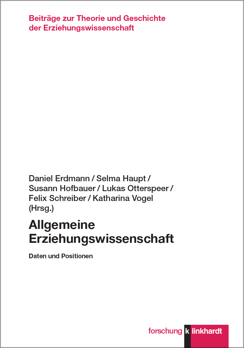 Cover-Abbildung des Buches 'Allgemeine Erziehungswissenschaft'