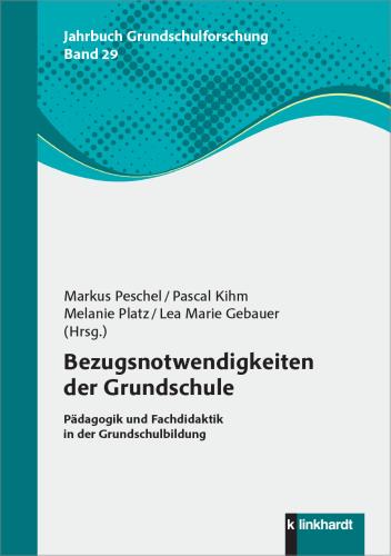 Cover-Abbildung des Buches 'Bezugsnotwendigkeiten der Grundschule'
